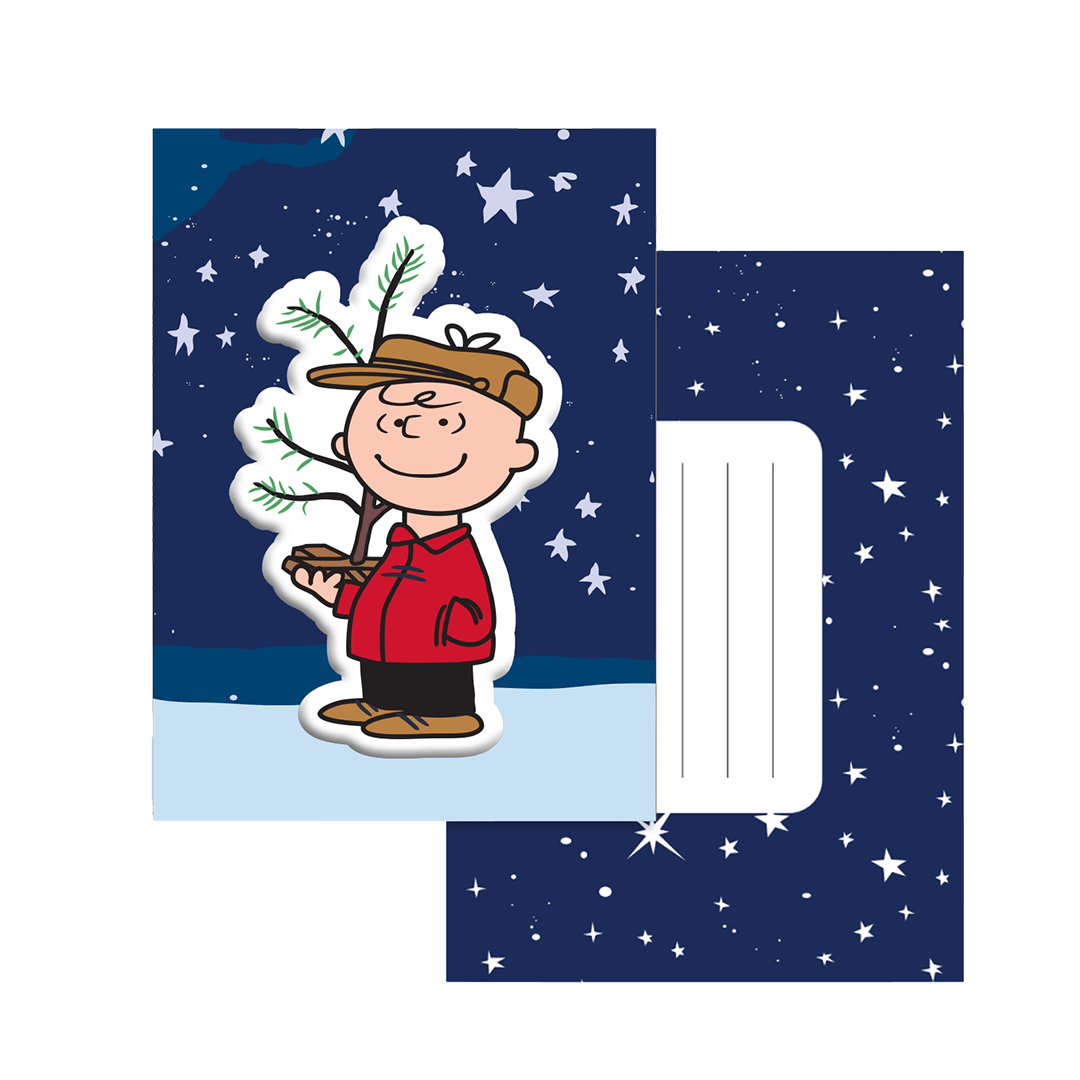 Charlie Brown Tree Big Puffy Card