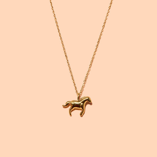 Galloping Horse Trinket Necklace