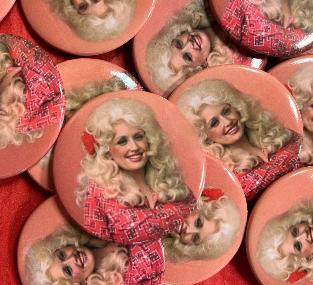 Pink Dolly Button