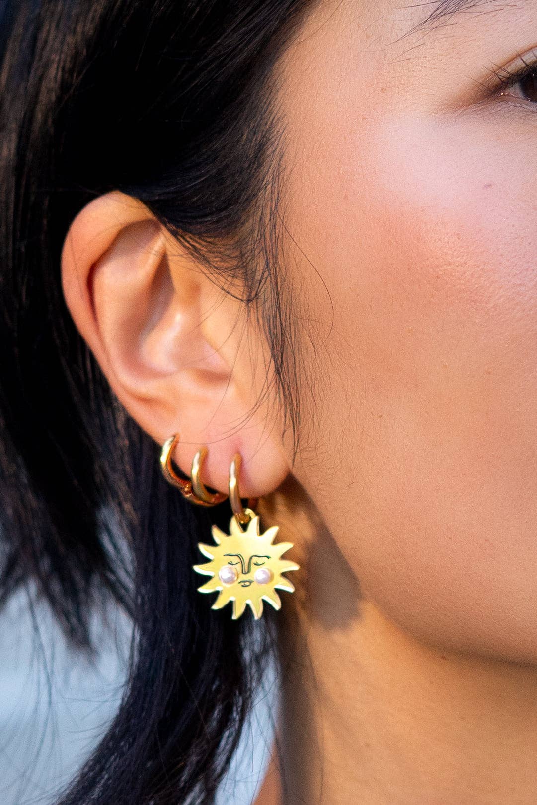 Celestial Hoops Earrings