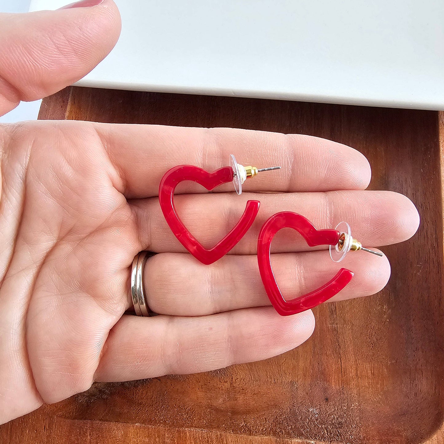 Mini Heart Hoops