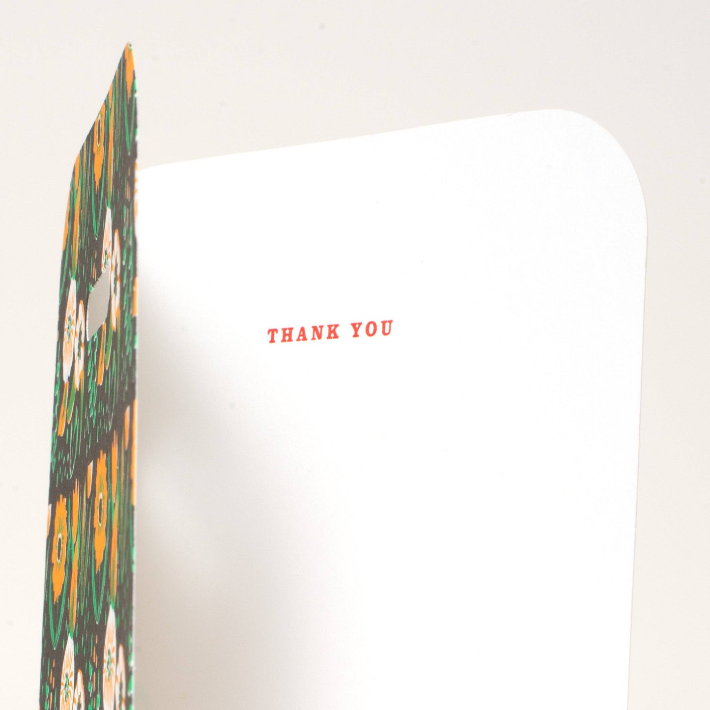 Floral Thank You Card