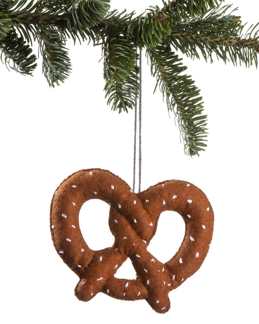 Felt Pretzel Ornament