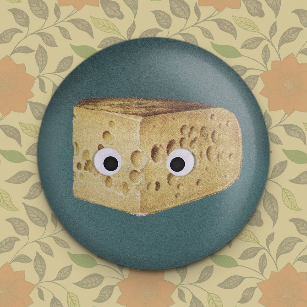 Googly Cheese Magnet