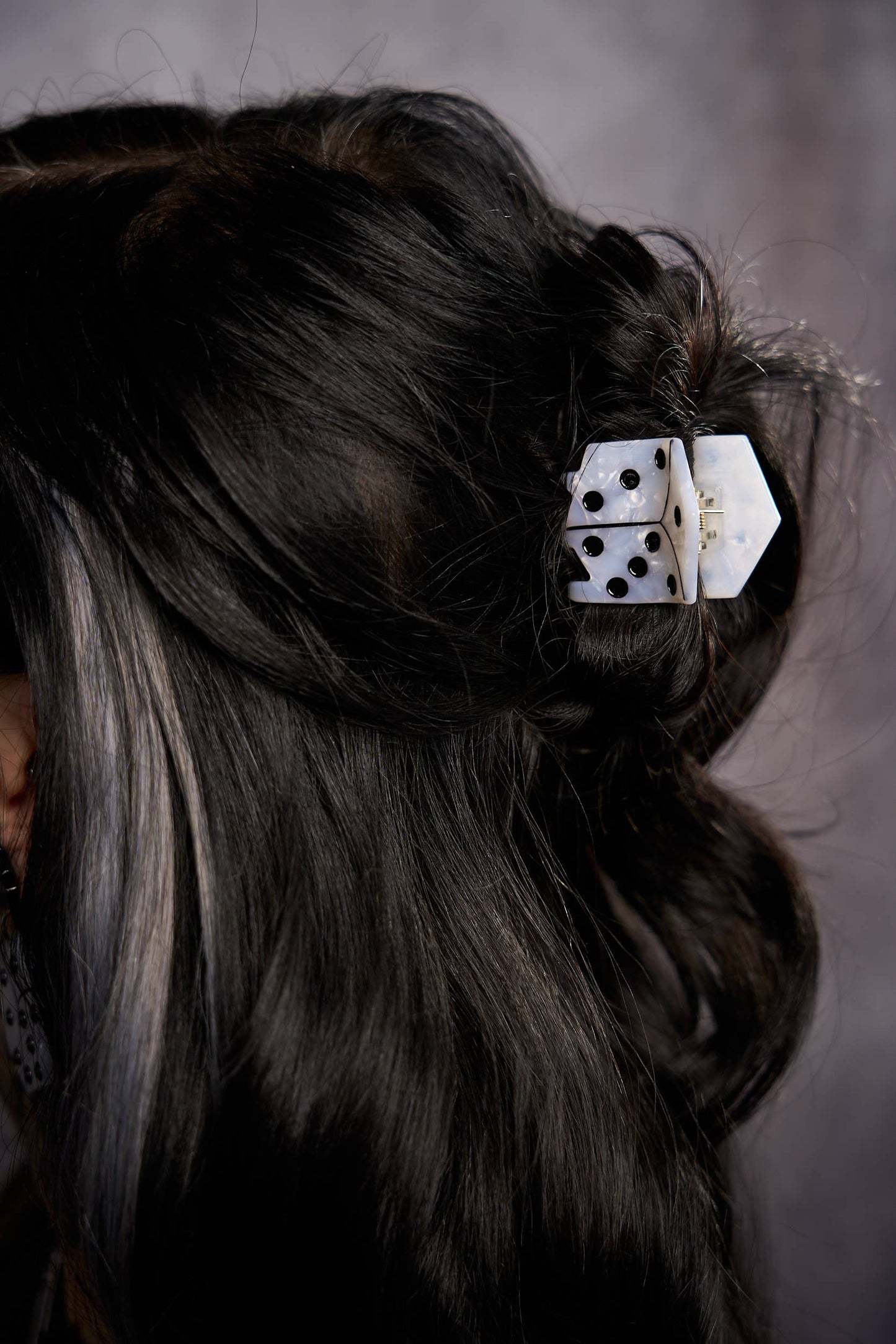 Dice Mini Hair Claw