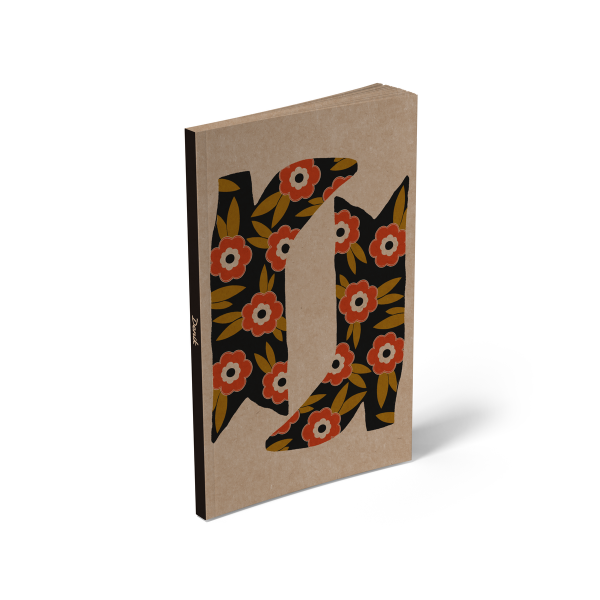 Bloomin Boots Kraft Notebook