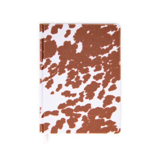 Cowprint Jumbo Velvet Journal