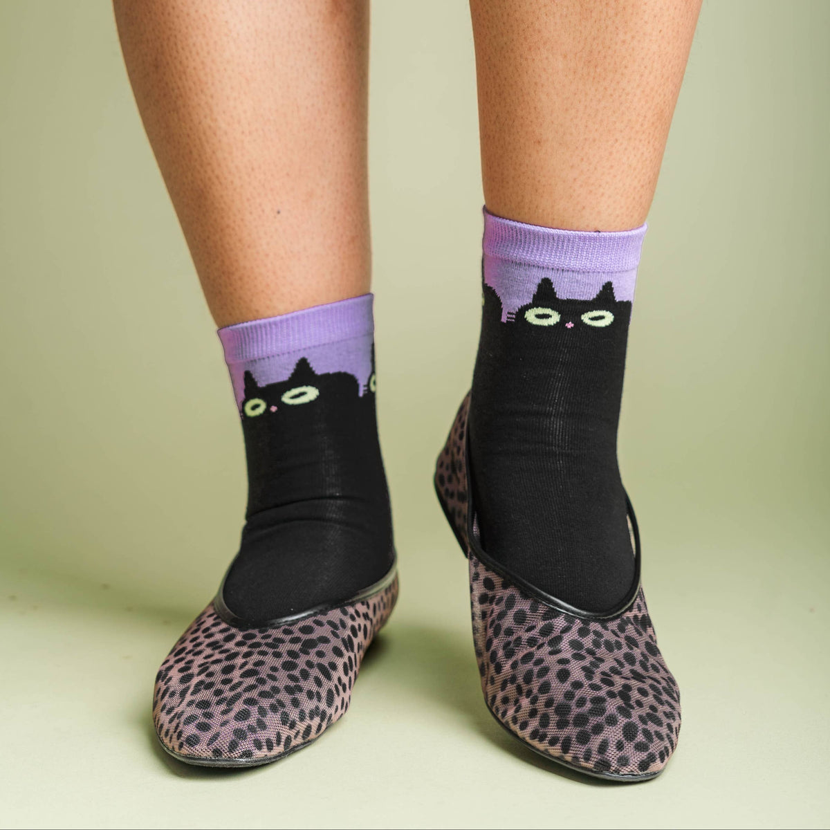 Halloween Black Cat Socks