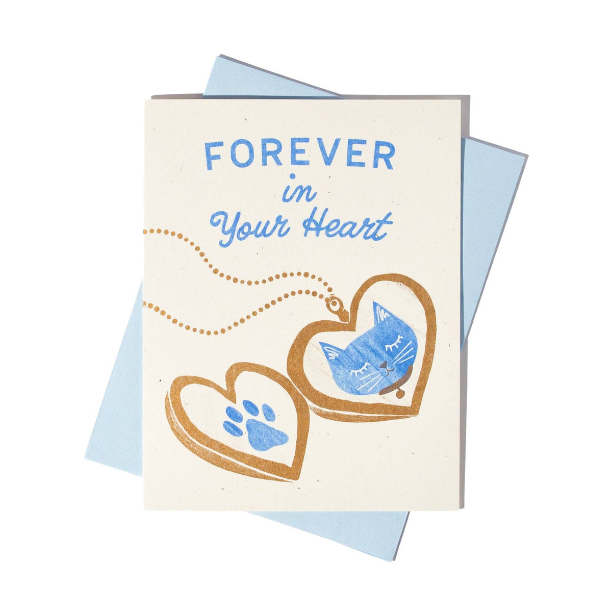 Forever In Your Heart Cat Card