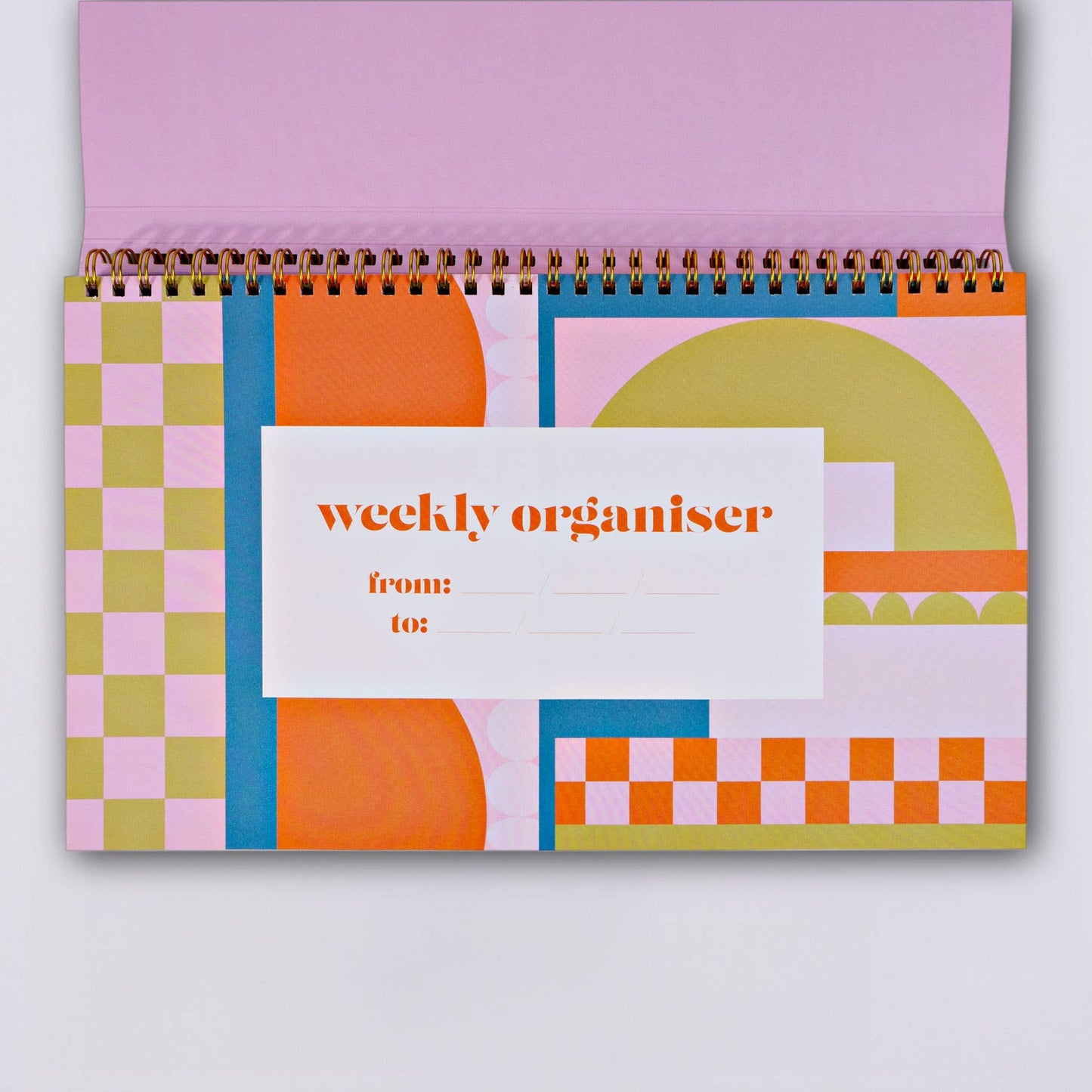 Ginger Weekly Organizer Book