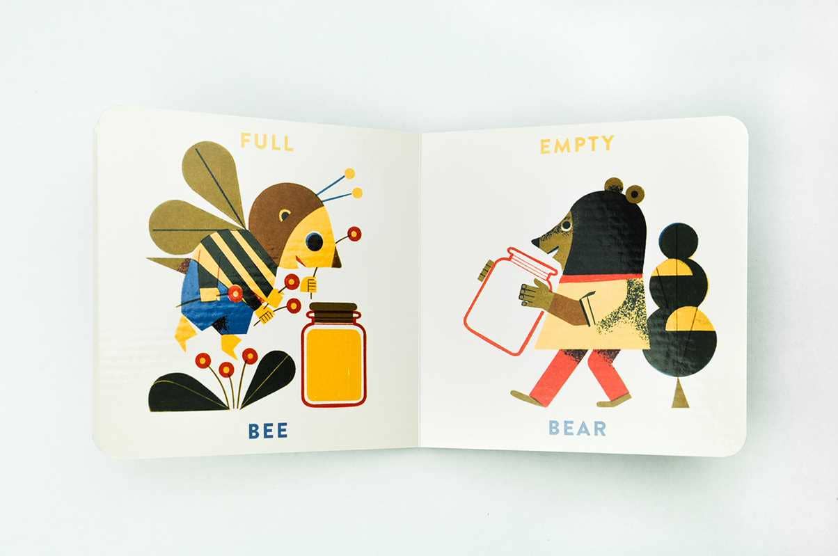 Animal Opposites Board Book