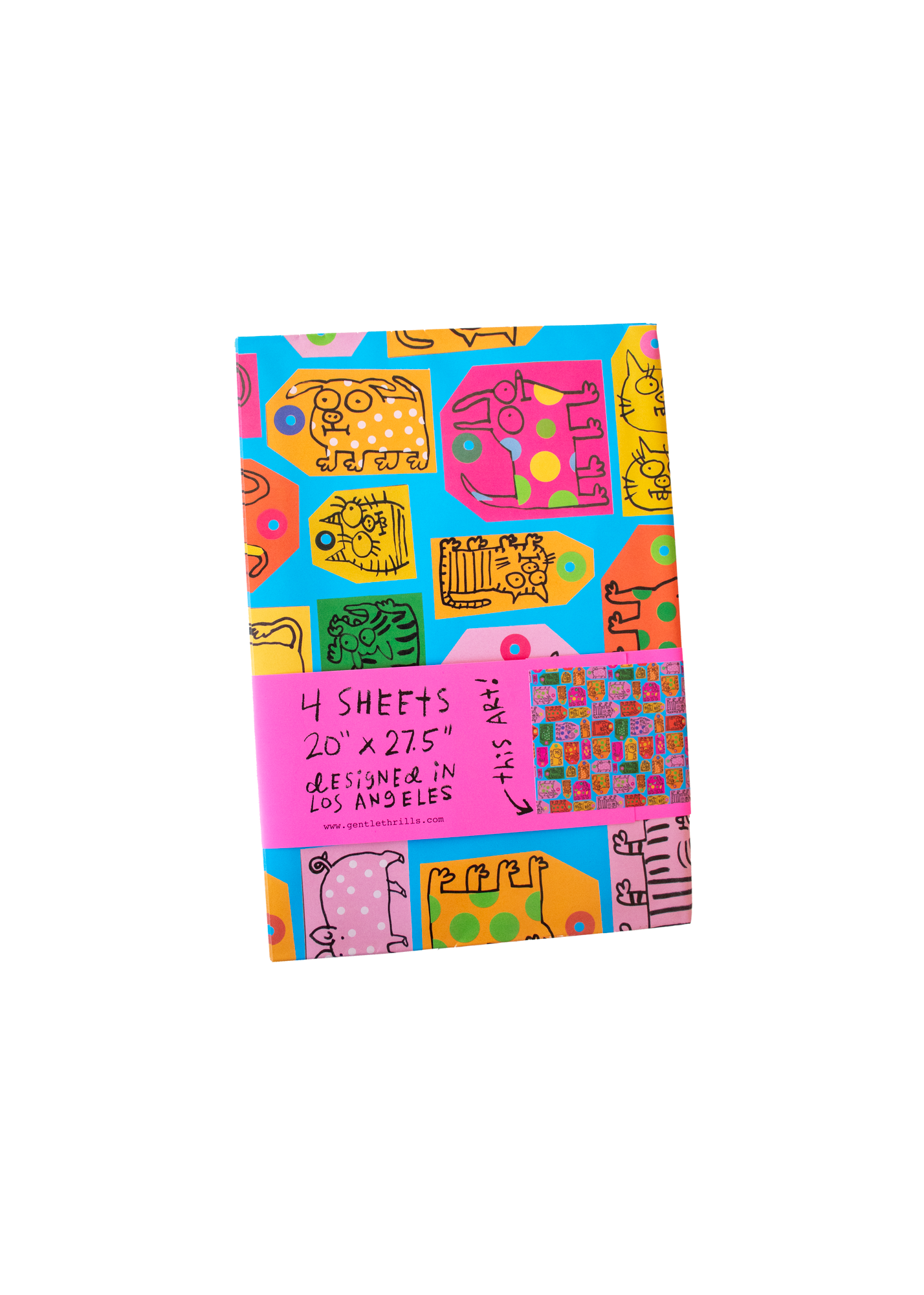 Gift Tag Giftwrap Paper