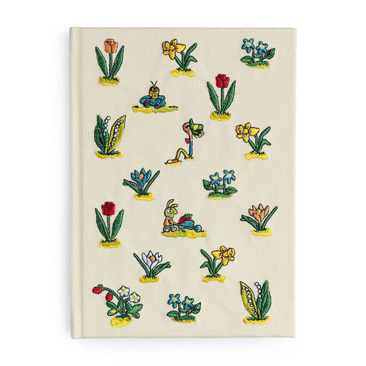 Lowly Floral Embroidered Journal