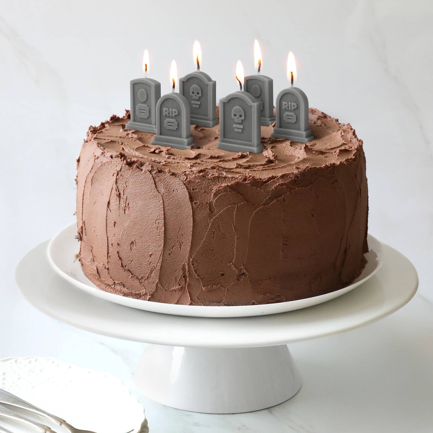 Farewell Party Tombstone Candles Set