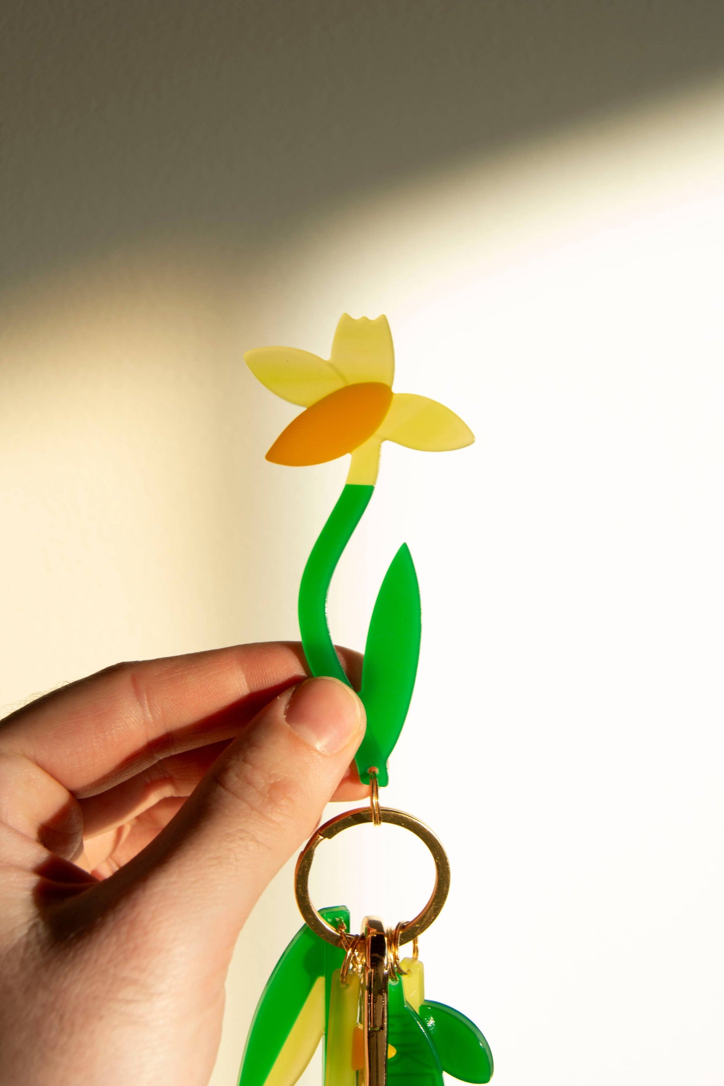 Fresh Flower Bouquet Bag Charm