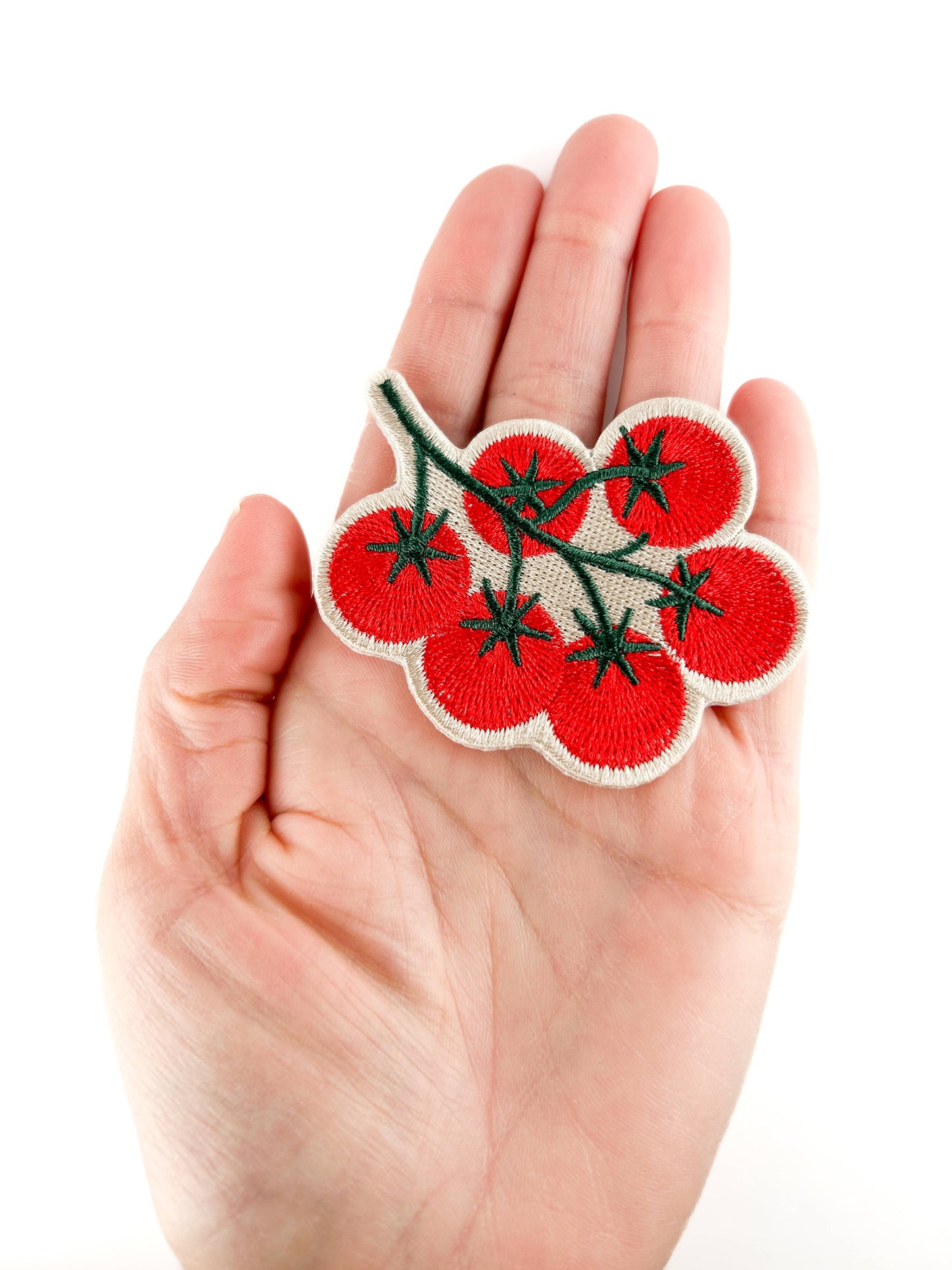 Tomato Vine Embroidered Patch