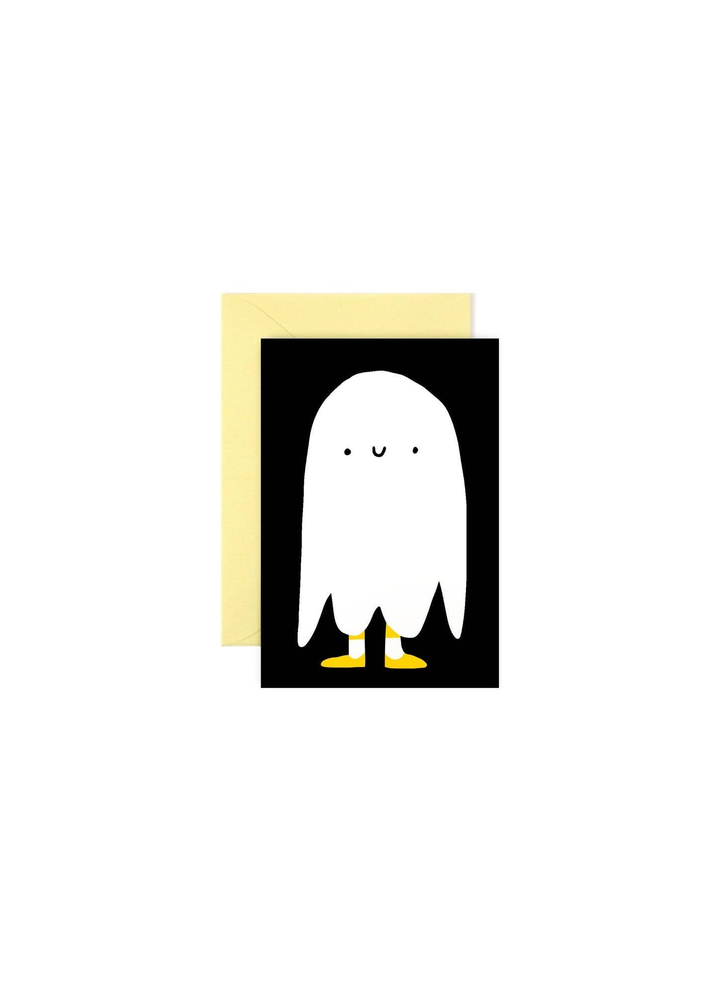 Smiley Ghost mini card