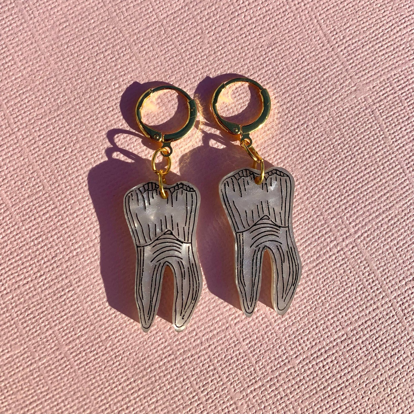 Mini Teeth Earrings