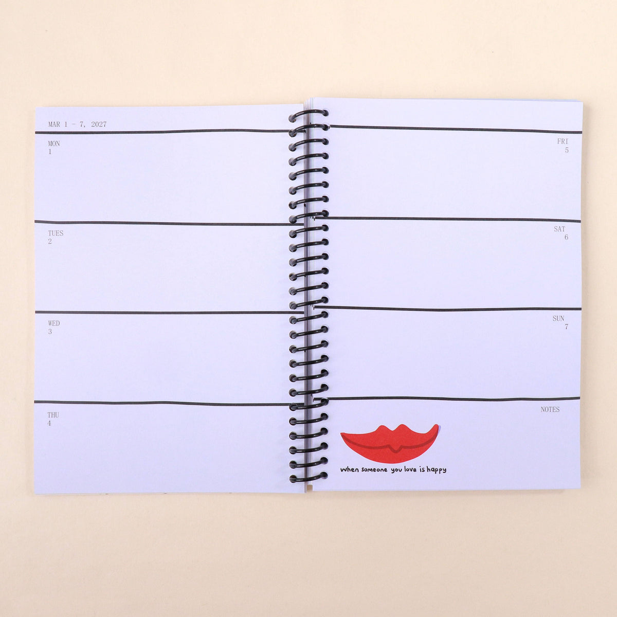 2027 Only Good Things Weekly Planner
