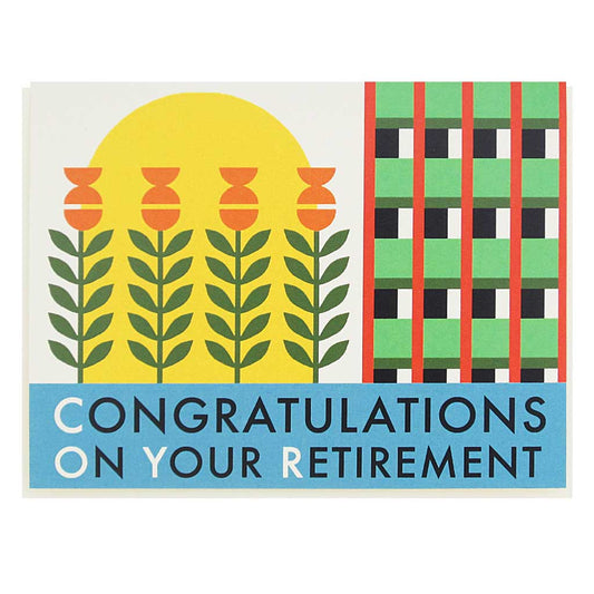 Geometric Retirement card