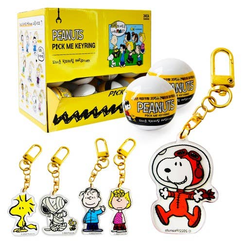 Peanuts Mystery Keychain Ball