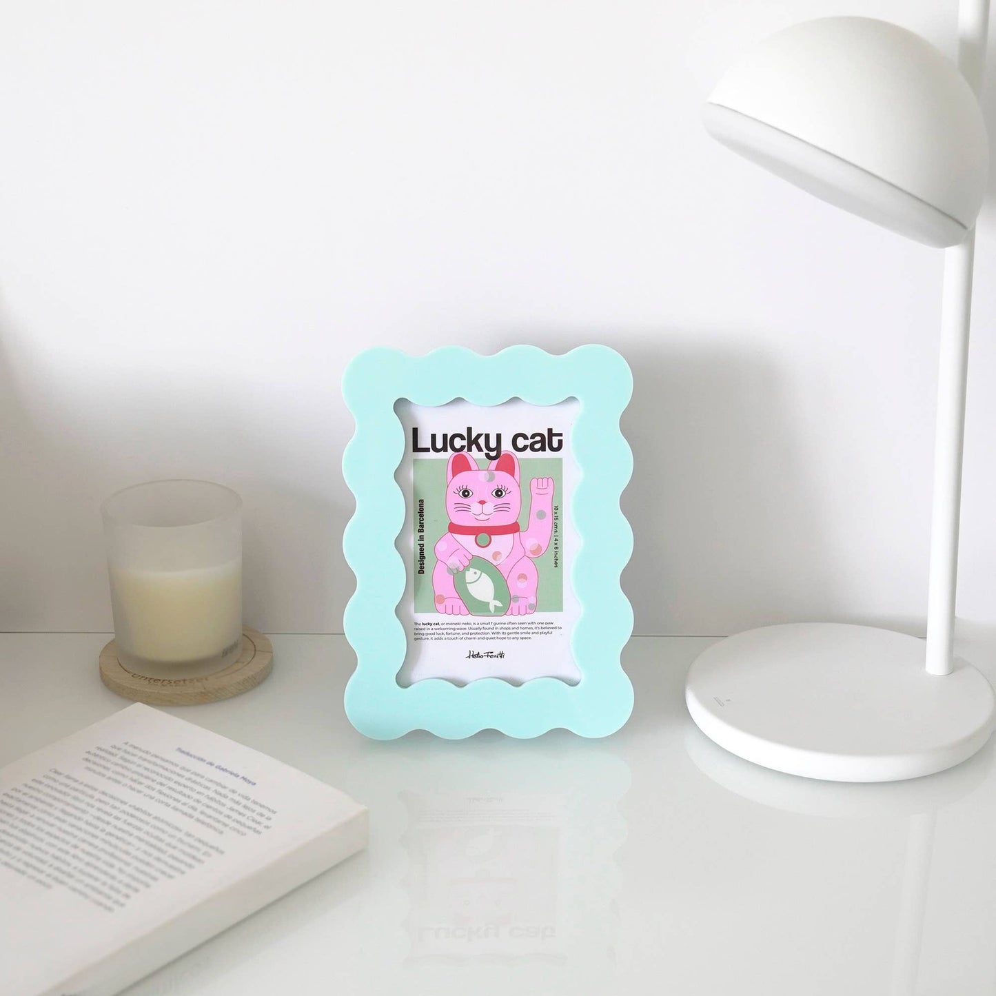 Light Blue Acrylic Photo Frame