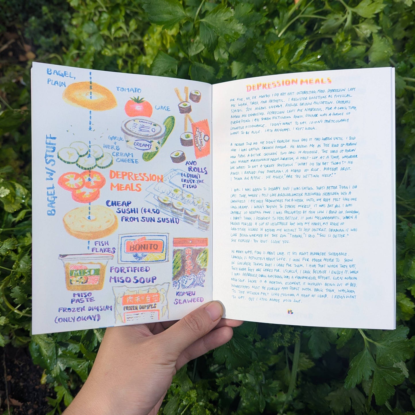 Food I've Cooked for Those I've Loved zine