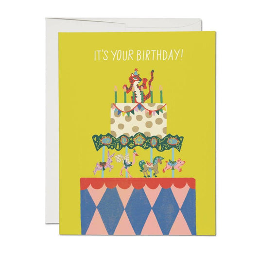 Cake Carousel Birthday card