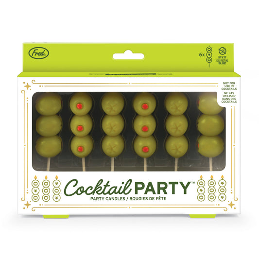 Cocktail Party Olive Candles Set