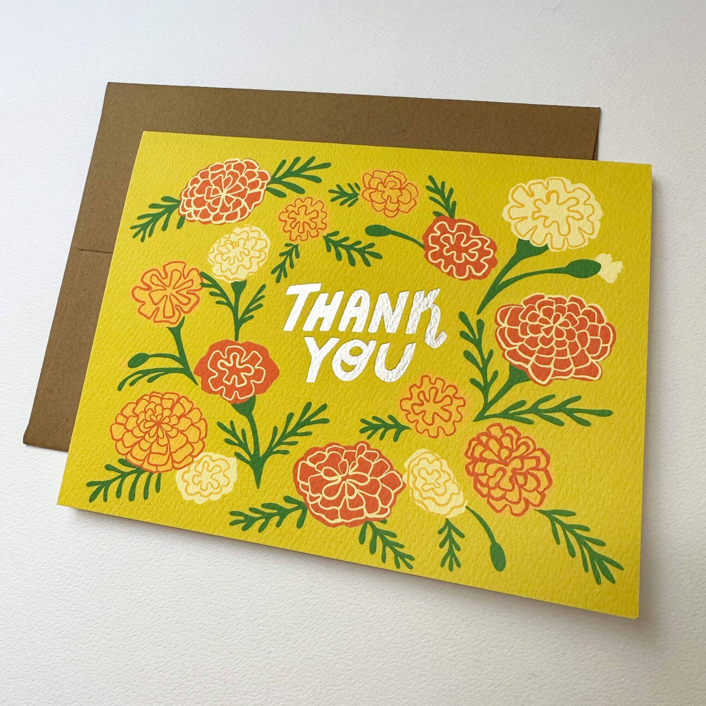 Thank You Marigolds card