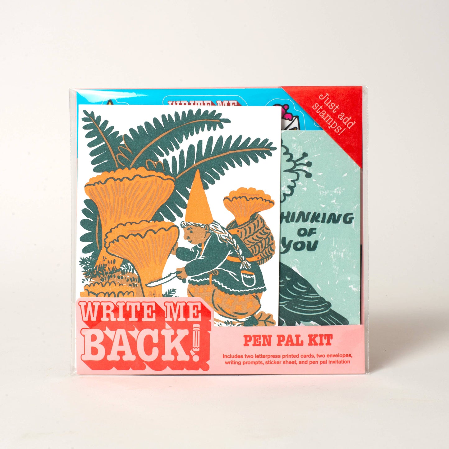 Mushroom + Crow Pen Pal Kit