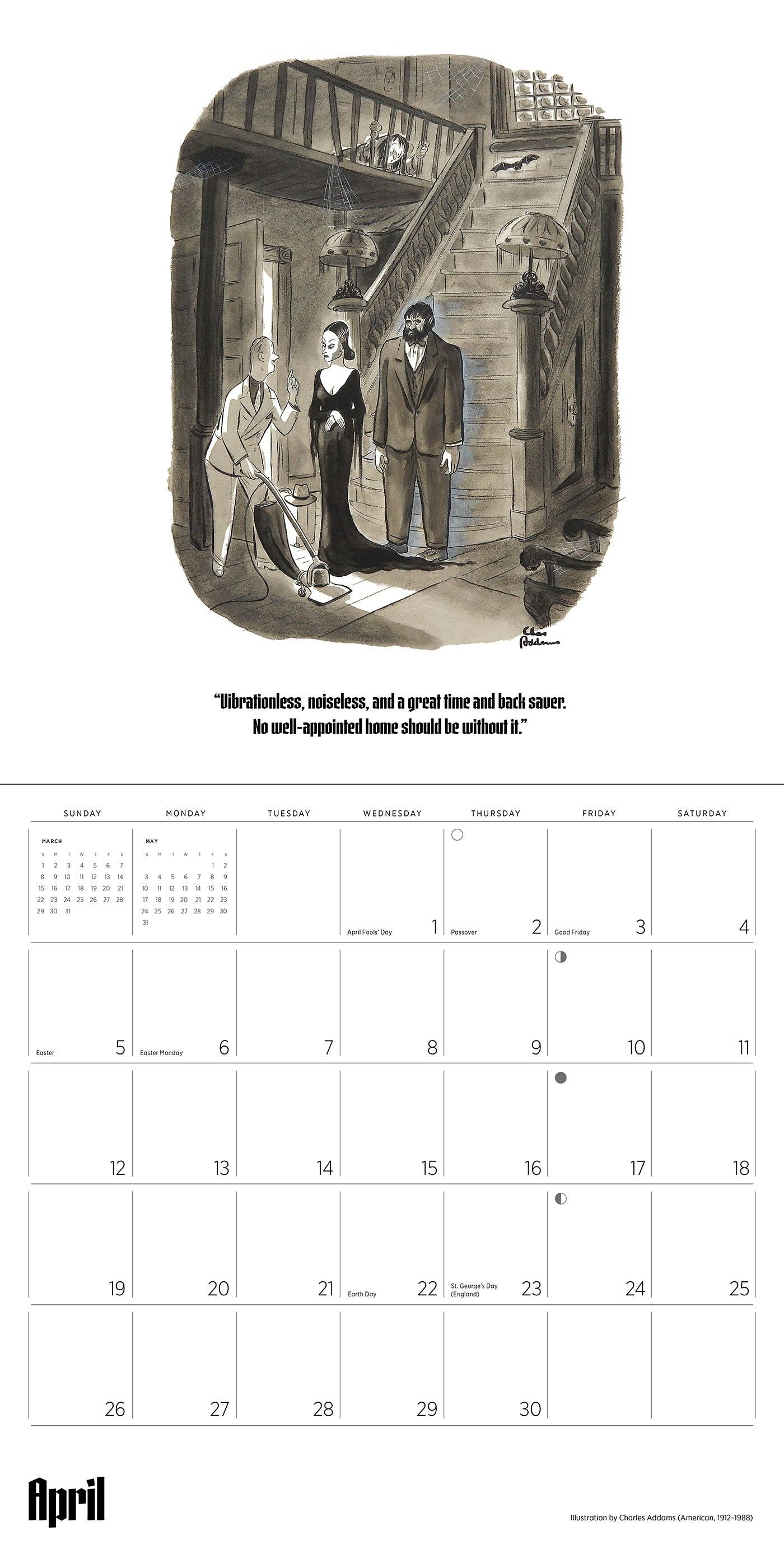 2026 The Addams Family Wall Calendar