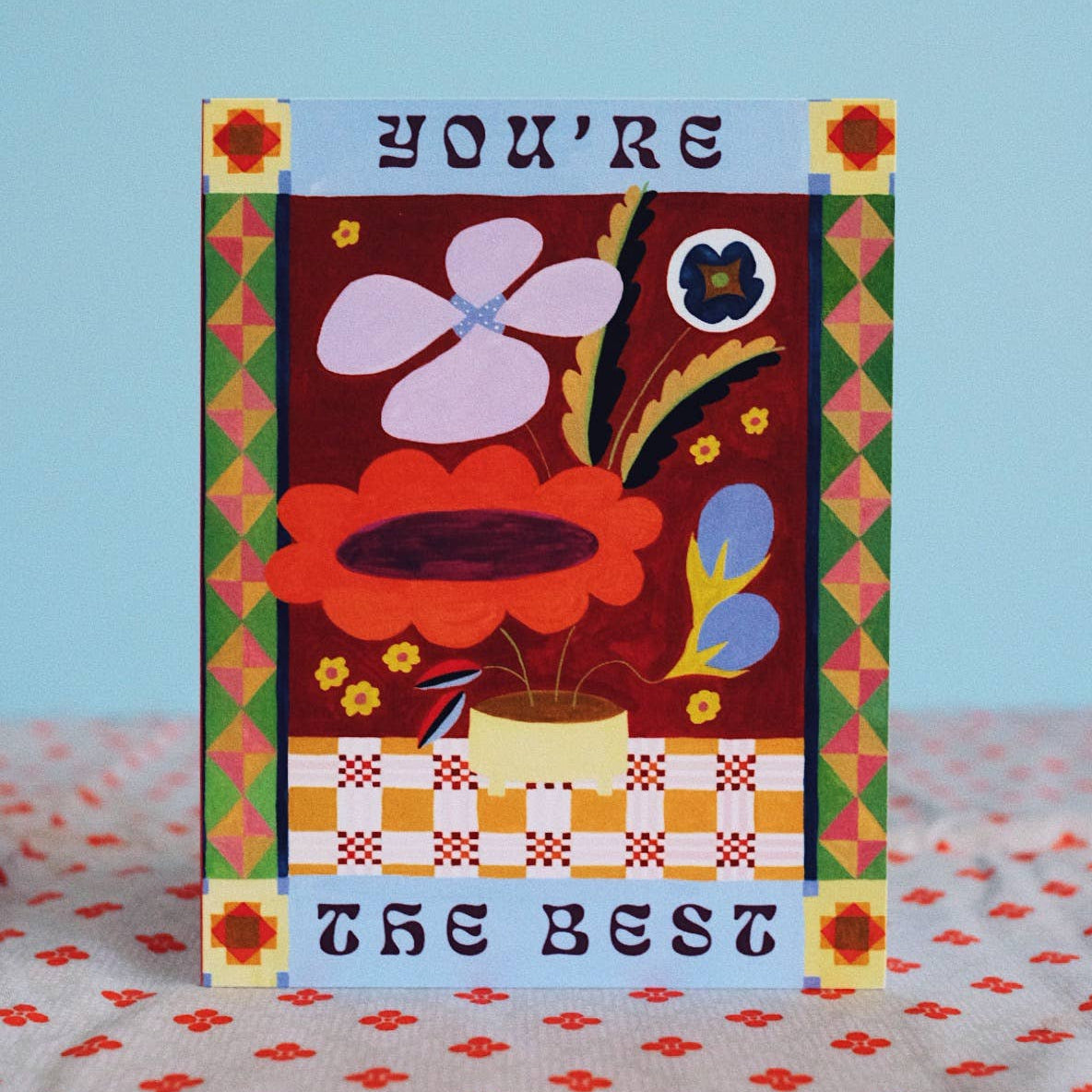 You're the Best Blooms card
