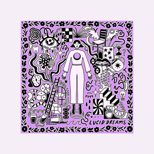 Lucid Dreams Square print