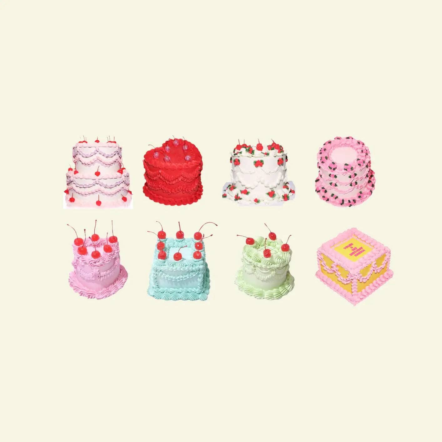 Cakes Washi Flake Stickers 