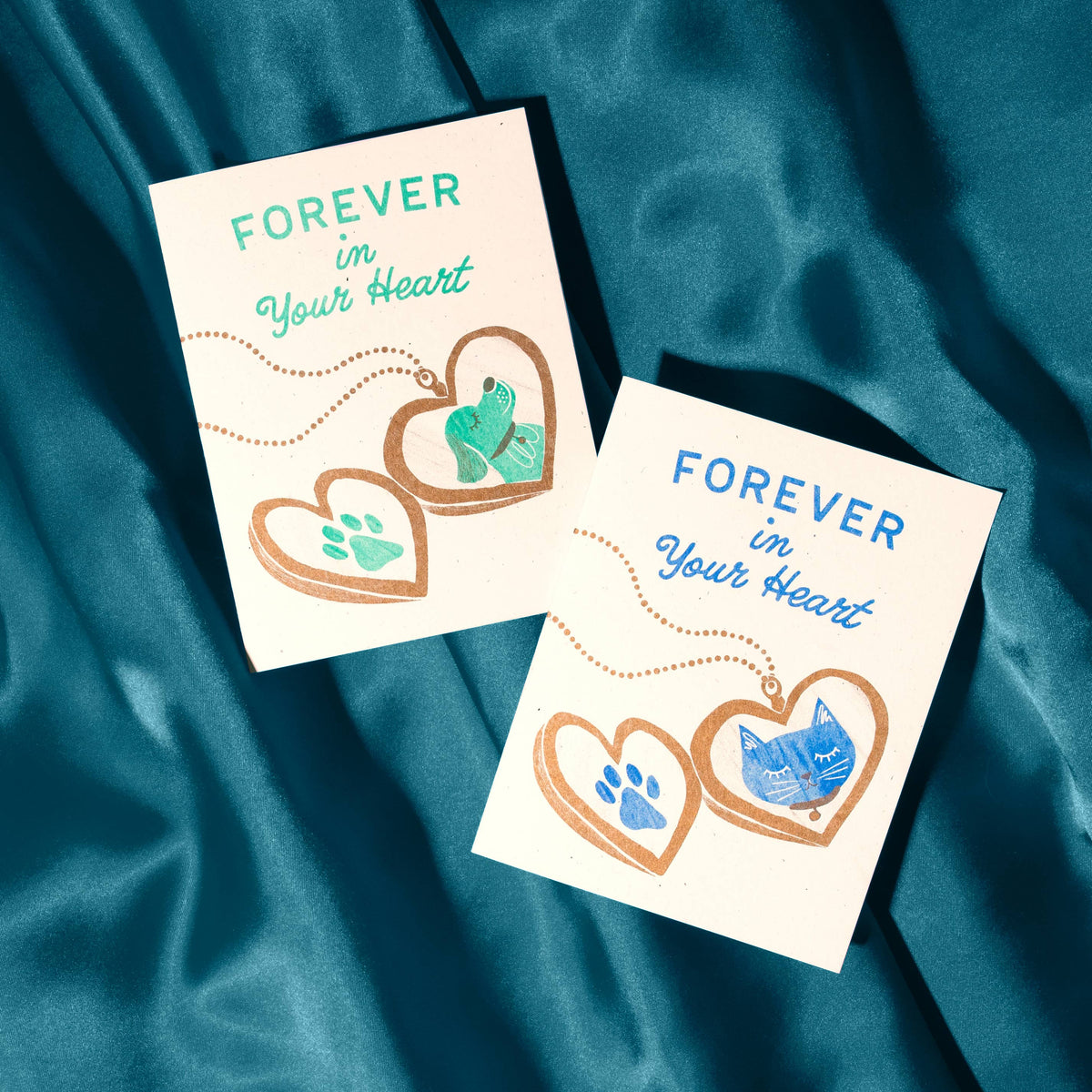 Forever In Your Heart Dog Card