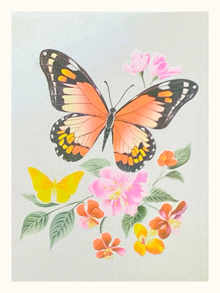 Neon Butterflies #2 6x8"