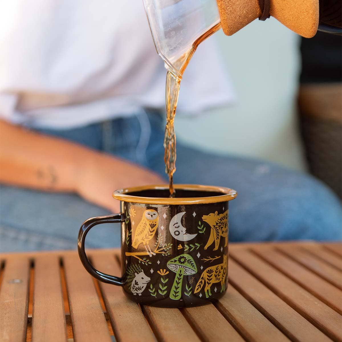 Woodland Friends Enamel Mug