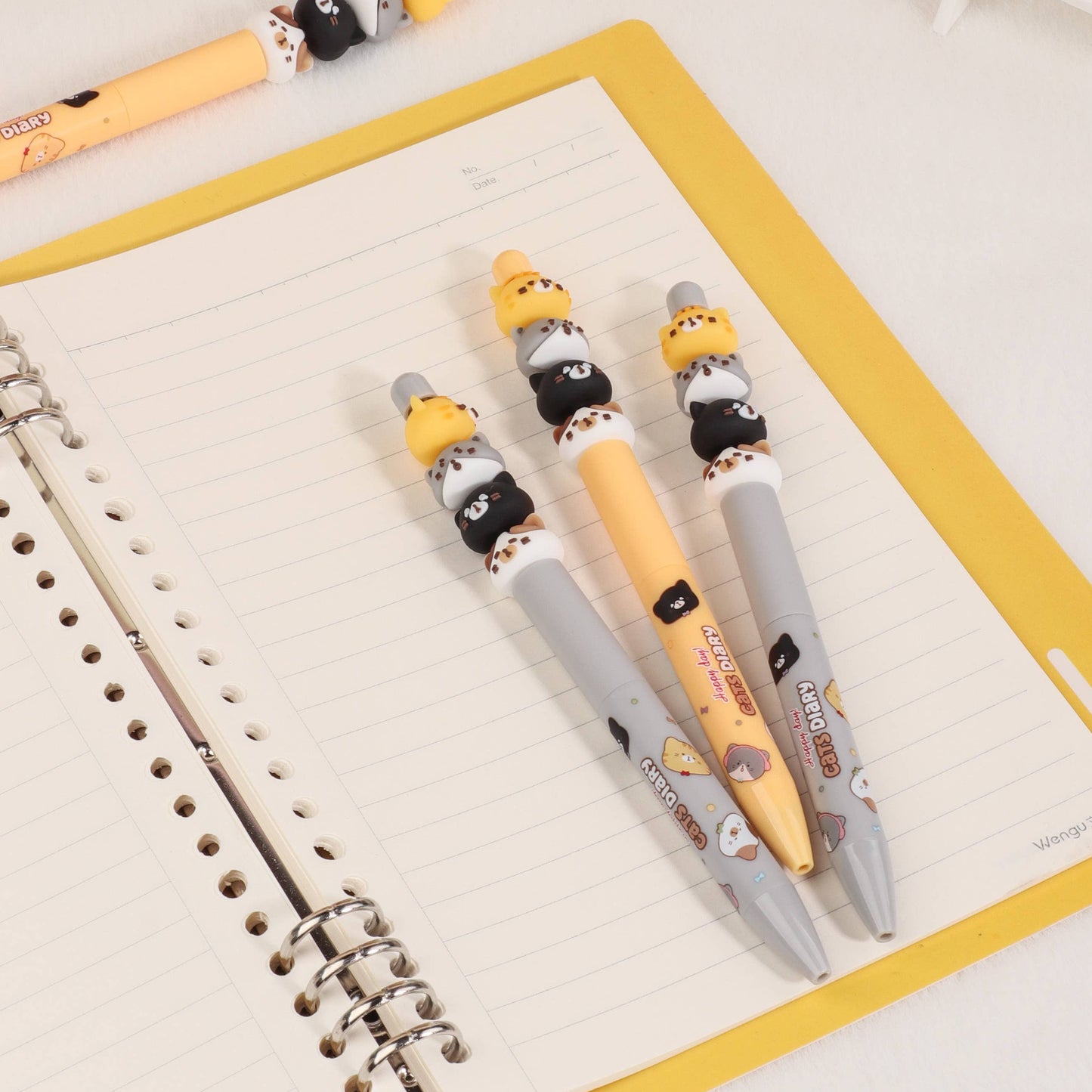 Cat Diary Skewer Gel Pen