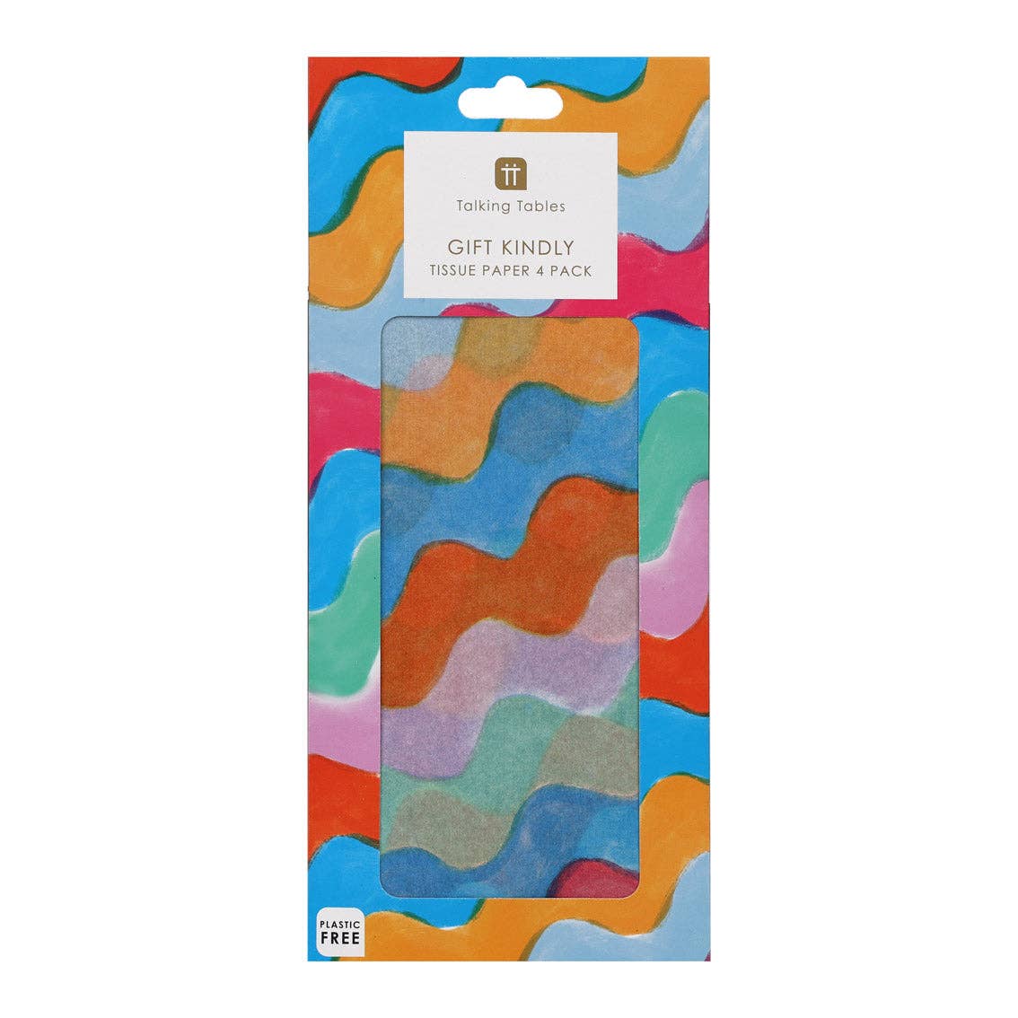 Wavy Multicolor Tissue Paper