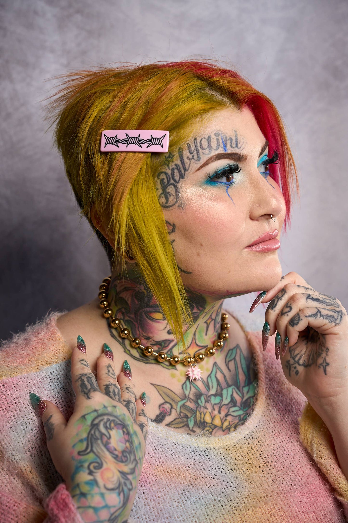 Barbed Wire Hair Clip Set