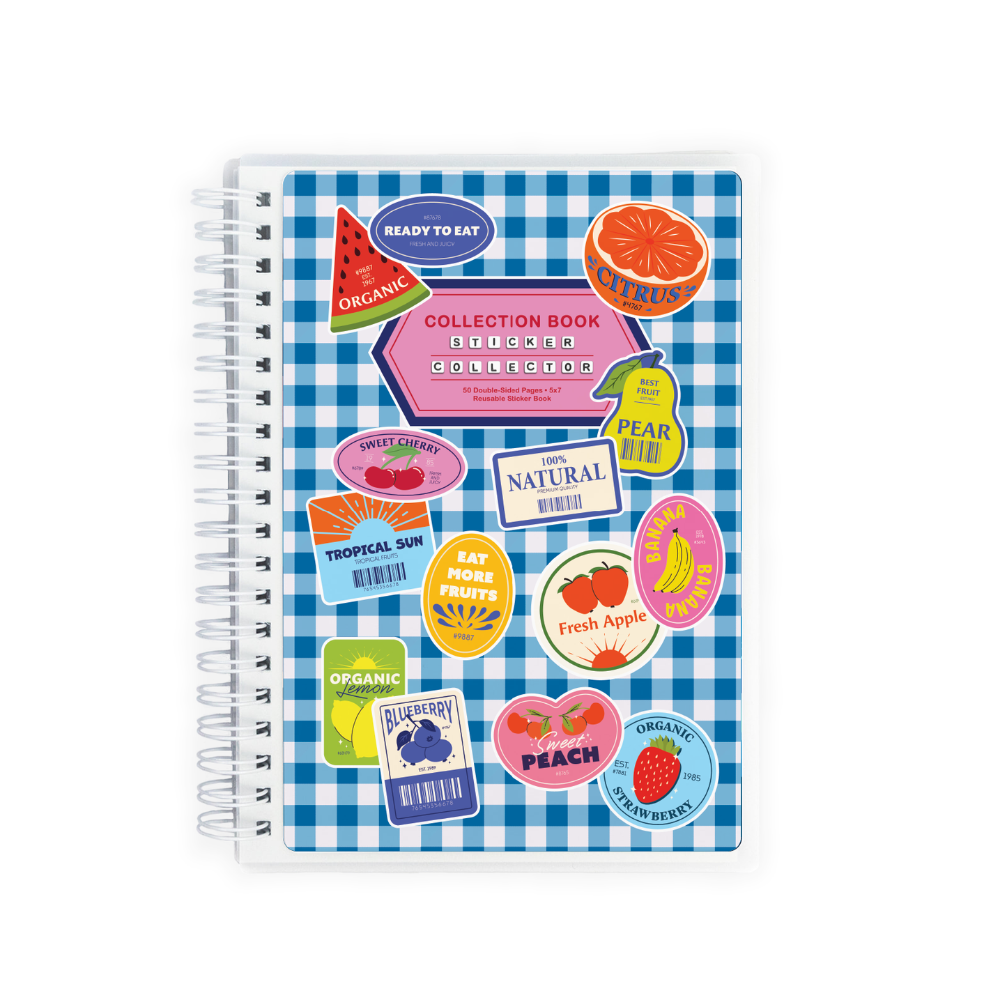 Fresh Fruit Labels Sticker Book
