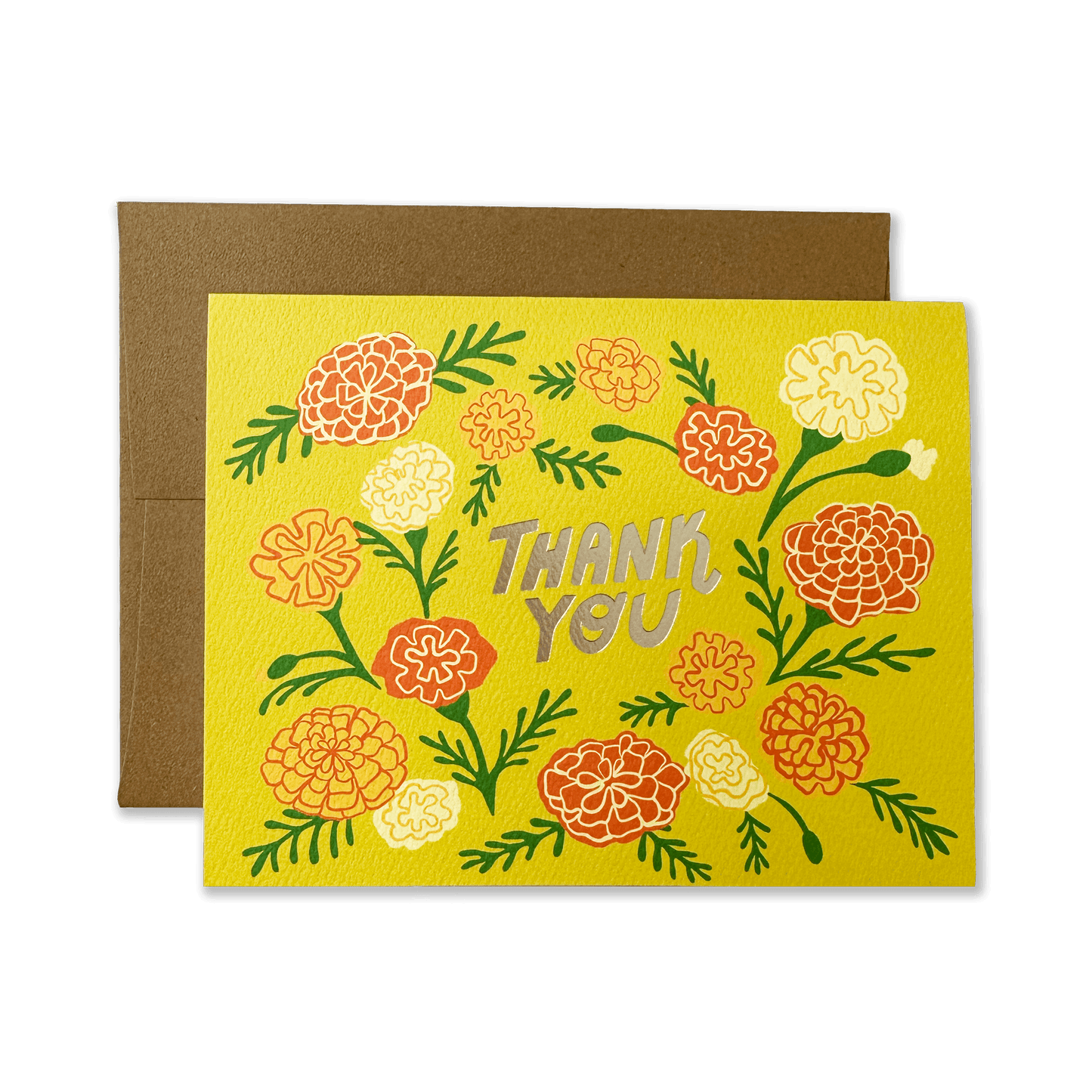 Thank You Marigolds card