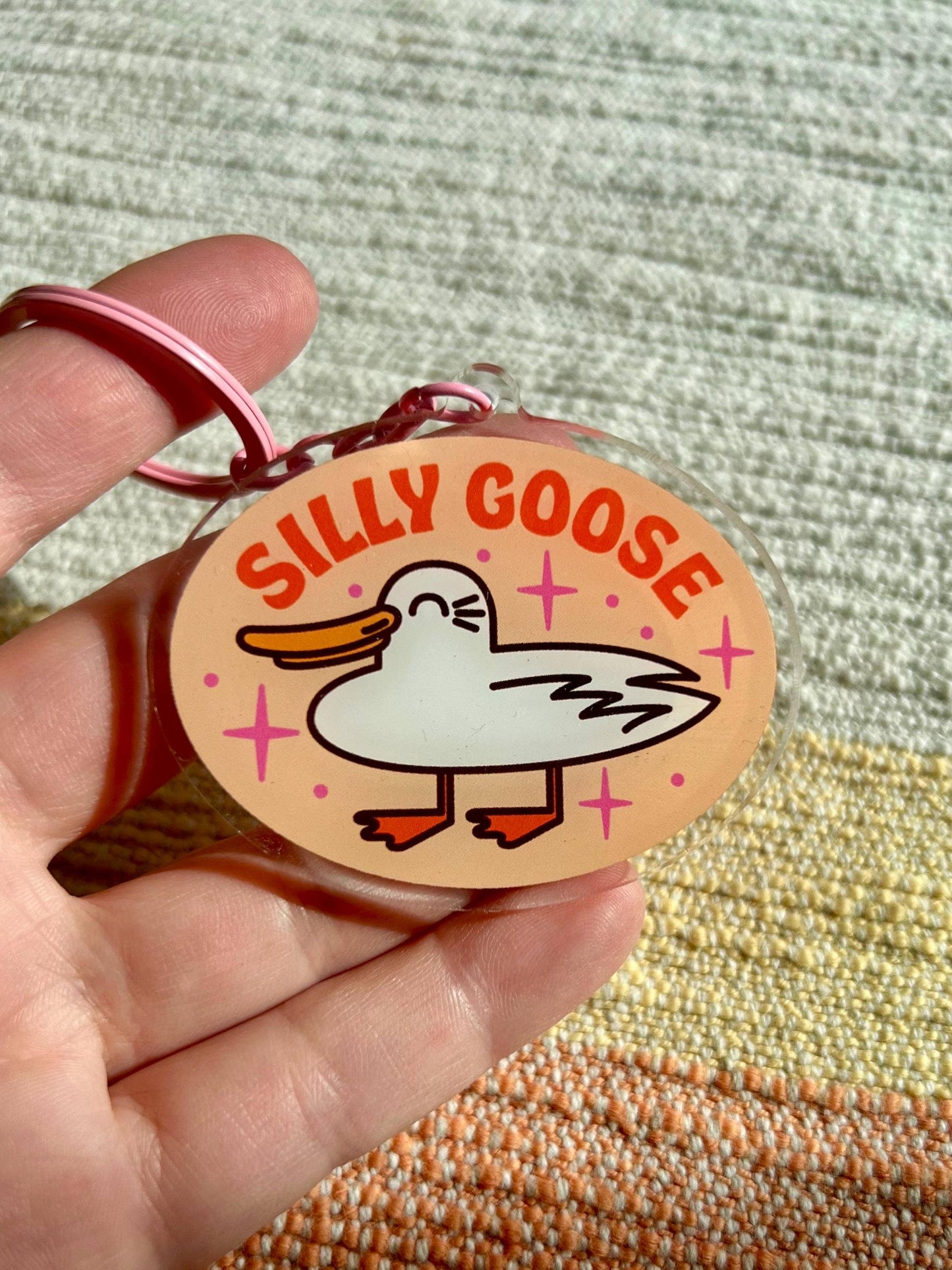 Silly Goose Keychain