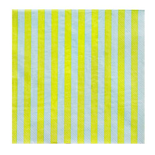 Green Stripes Napkins