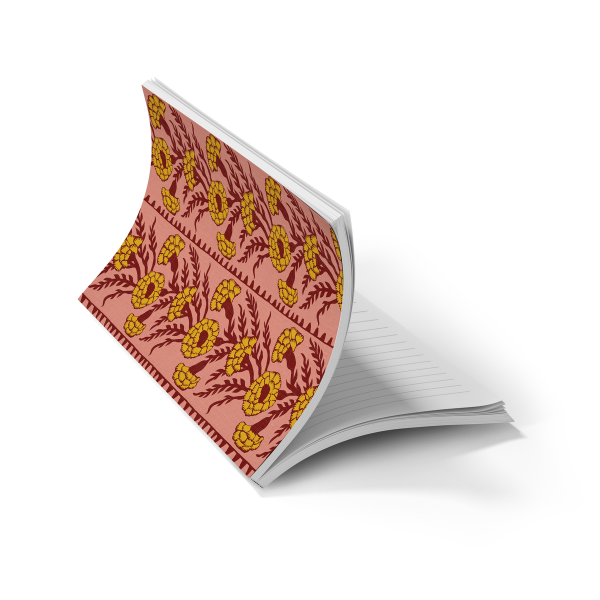 Pompom Carnation Layflat Notebook