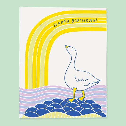 Happy Birthday Goose card