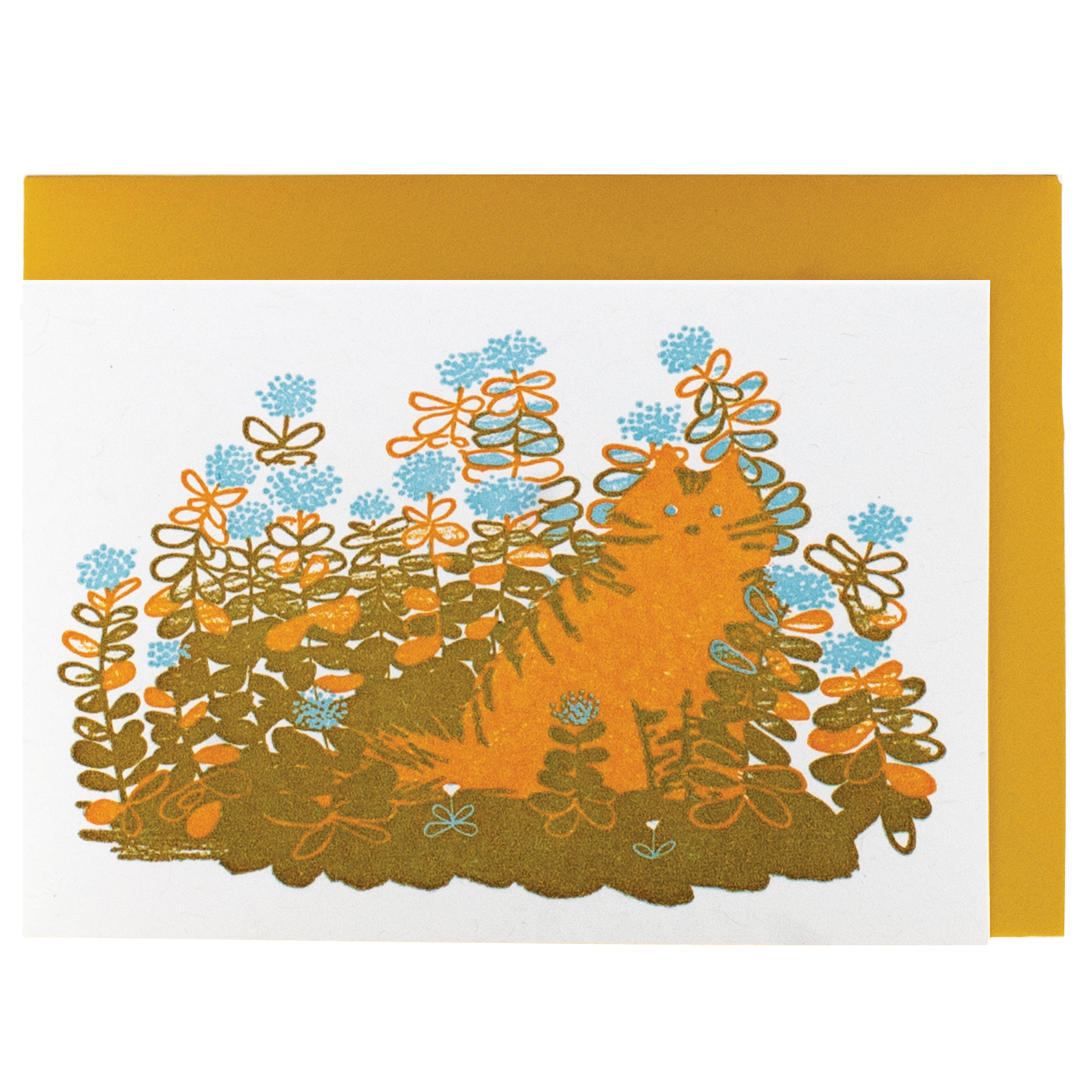 Fluffy Cat Mini Card
