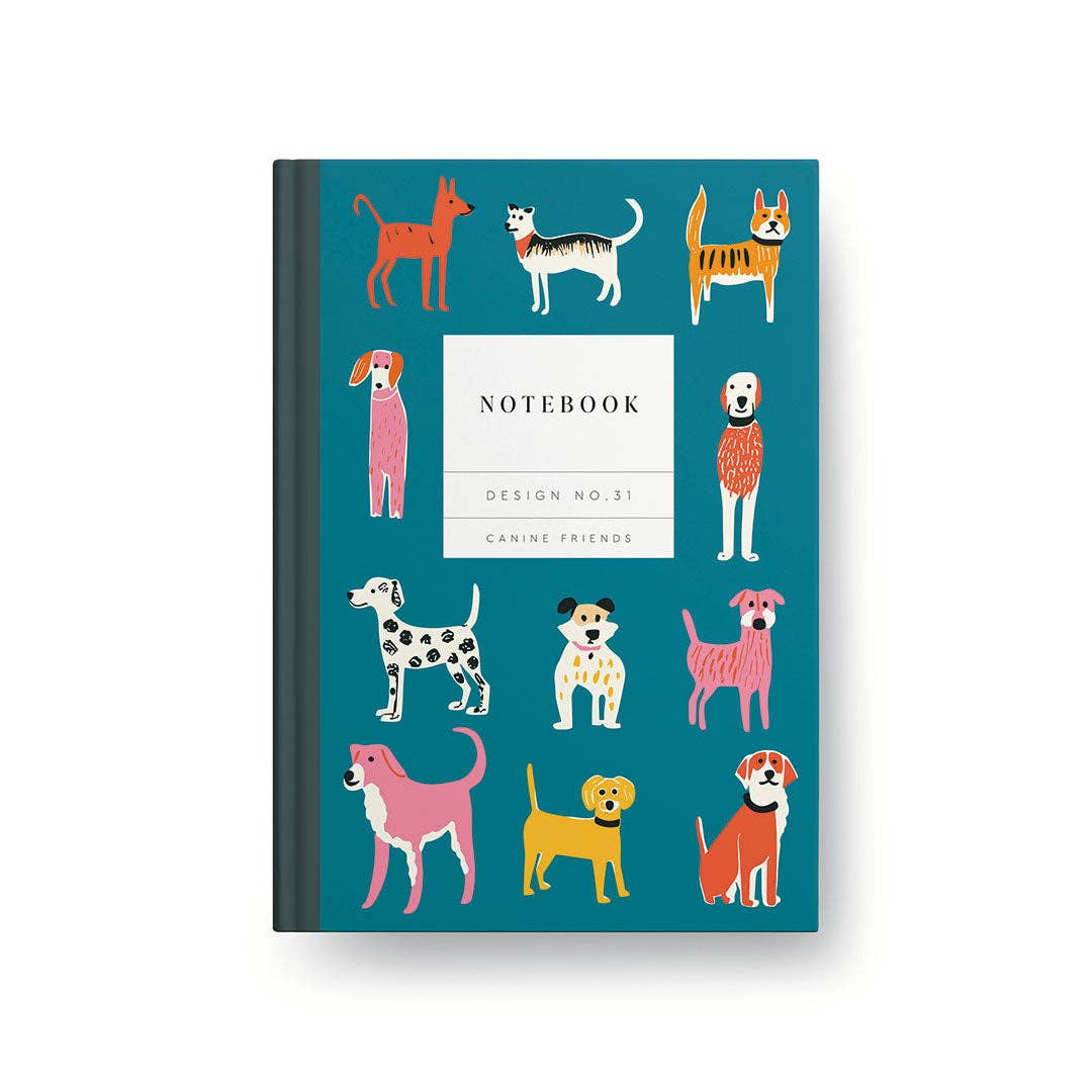 Canine Friends Hardcover Notebook