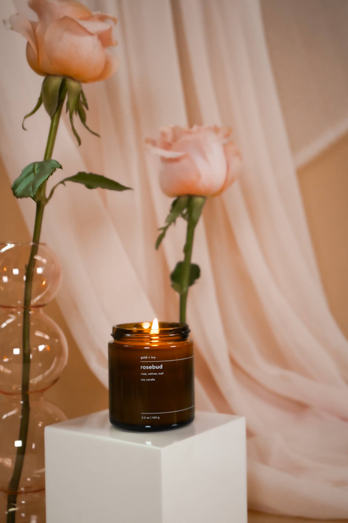 Rosebud Soy Candle